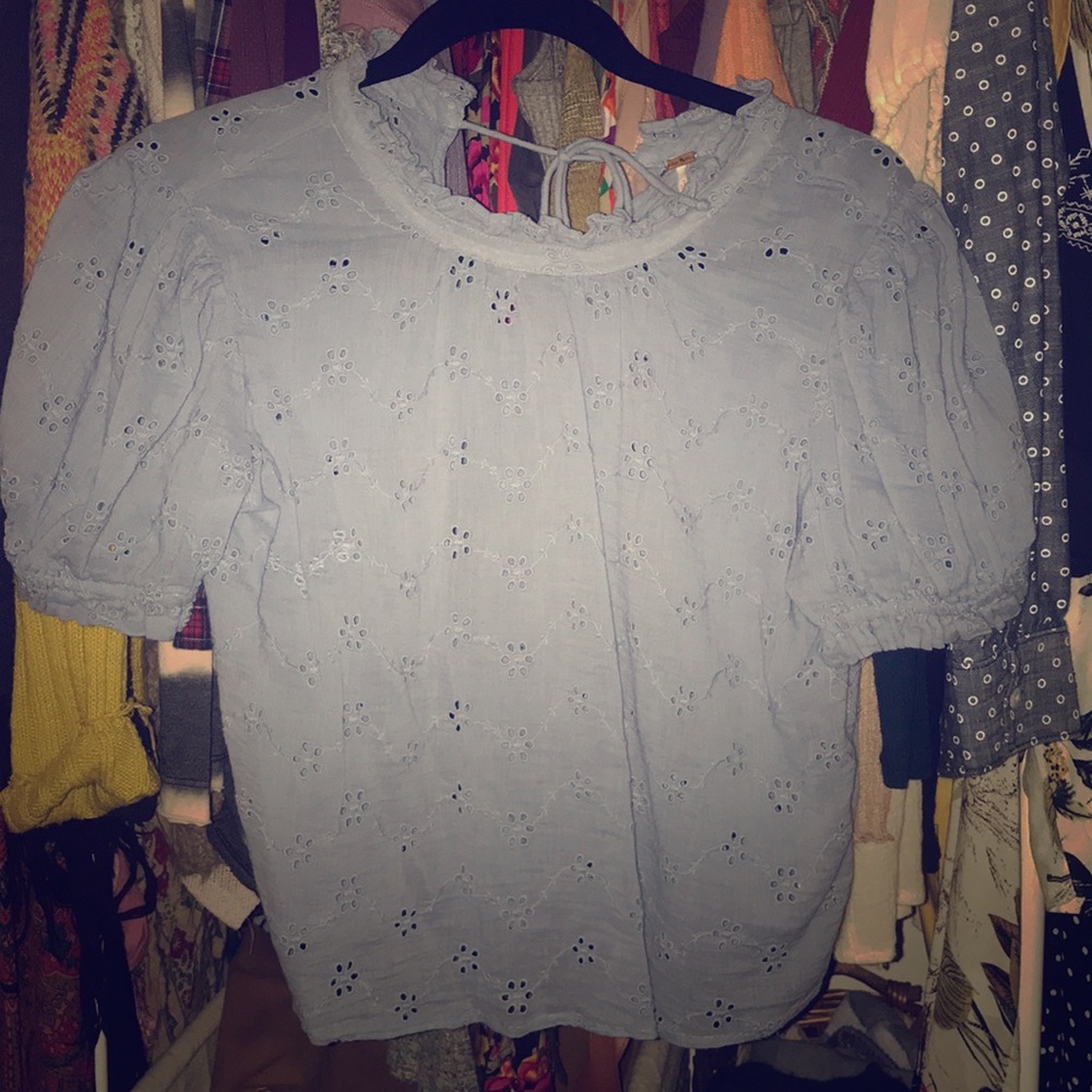 Free People Letters to Juliet Eyelet Top